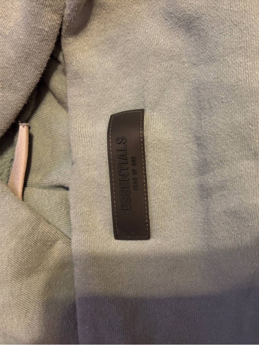 Fear of God ESSENTIALS pine green Crewneck Sweater